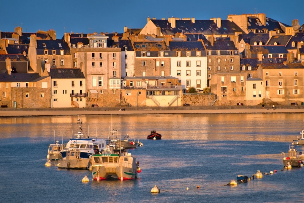 Vue sur la ville de Saint Malo
